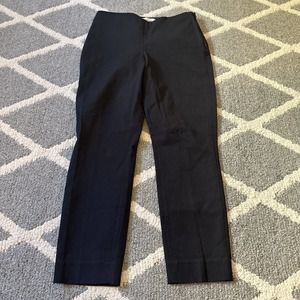 Everlane‎ Women's Black The Stretch Ponte Crop Side-zip Pant SZ 6